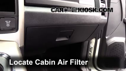 2016 Ram 3500 Laramie 6.4L V8 Crew Cab Pickup (4 Door) Filtro de aire (interior) Cambio